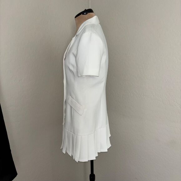 Amanda Uprichard White Mini Dress Elegant and Chic - Picture 4 of 16
